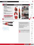 507 TE series pliers Pliers Circlip pliers Lock-grip pliers 8 Diagonal cutters TE SERIES Ergonomic O Spatula-shaped pressure areas + 20% more slip-resistant Каталог FACOM 2013 Профессиональный ручной инструмент и оборудование для мастерских и цехов Стр. 481 ENG