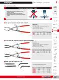 525 Circlip pliers Pliers Circlip pliers Lock-grip pliers 8 High-performance pliers d CHOOSING THE RIGHT CIRCLIP PLIERS Always select the nearest tip diamete Каталог FACOM 2013 Профессиональный ручной инструмент и оборудование для мастерских и цехов Стр. 499 ENG