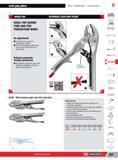 533 Lock-grip pliers Pliers Circlip pliers Lock-grip pliers 8 SERIES 580 AUTOMATIC LOCK-GRIP PLIERS ill IDEAL FOR SAVING TIME AND FOR PRODUCTION WORK No adju Каталог FACOM 2013 Профессиональный ручной инструмент и оборудование для мастерских и цехов Стр. 507 ENG