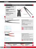 538 End nippers Heavy-duty end nippers HIGH PERFORMANCE NIPPERS AND CUTTERS CUTTING EFFORT REDUCED TO A MINIMUM For tying and cutting in one operation Clean Каталог FACOM 2013 Профессиональный ручной инструмент и оборудование для мастерских и цехов Стр. 512 ENG