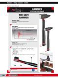 588 Hammers sledge hammers mallets HAMMER WITH GRAPHITE HANDLE Graphite handle hammer THE SAFE HAMMER Maximum safety Permanent epoxy resin head-to-handle con Каталог FACOM 2013 Профессиональный ручной инструмент и оборудование для мастерских и цехов Стр. 562 ENG