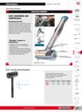 597 Club hammers Hammers impact tools 10 Dead-blow hammers DEAD-BLOW HAMMERS b SAFE ERGONOMIC AND COMFORTABLE Deadening the blow The head is half-fitted with Каталог FACOM 2013 Профессиональный ручной инструмент и оборудование для мастерских и цехов Стр. 571 ENG