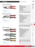 637 Metal shears Sawing Drilling Cutting 11 H Right-cut universal scroll shears 982 Compound scroll shears t L1 985 Aircraft shears ASME B107 500 Demultiplic Каталог FACOM 2013 Профессиональный ручной инструмент и оборудование для мастерских и цехов Стр. 611 ENG