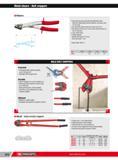 638 Metal shears Bolt croppers H Nibblers Inset opening spring and high demultiplication allow effortless cutting along intricate patterns removing a strip 2 Каталог FACOM 2013 Профессиональный ручной инструмент и оборудование для мастерских и цехов Стр. 612 ENG