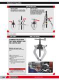 672 Mechanical 2-leg pullers d SLIM OR WIDE LEGS b Slim leg pullers Slim leg pullers are used for pulling bearings located in confined spaces or Wide leg pul Каталог FACOM 2013 Профессиональный ручной инструмент и оборудование для мастерских и цехов Стр. 646 ENG