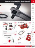 741 PERSONAL EQUIPMENT MAINTENANCE 15 RIVETING Manual riveting pliers Air riventing pliers Sets and modules LUBRICATION Lubrication tools VICES PRESSES CLAMP Каталог FACOM 2013 Профессиональный ручной инструмент и оборудование для мастерских и цехов Стр. 715 ENG