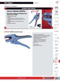 789 Wire strippers Electricity 17 Automatic wire strippers ill u u a rt l H 793936 SWINGO automatic stripper 2 functions cutting and stripping Play take-up m Каталог FACOM 2013 Профессиональный ручной инструмент и оборудование для мастерских и цехов Стр. 763 ENG