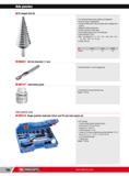 812 Hole punches H PG staged drill bit For cylindrical high accuracy drilling in all diameters Does not require a tapping hole Cylindrical shank with 3 flats Каталог FACOM 2013 Профессиональный ручной инструмент и оборудование для мастерских и цехов Стр. 786 ENG