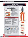 822 VSE series 1000 Volt insulated tooling FACOM VSE A COMPREHENSIVE RANGE OF 1000 VOLT INSULATED TOOLS For use on live components o Basic tool Facom perform Каталог FACOM 2013 Профессиональный ручной инструмент и оборудование для мастерских и цехов Стр. 796 ENG