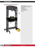 894 Workshop equipment H W 450HPA 50T hydropneumatic workshop press Hydropneumatic foot control Table raised by a single operator using the integral winch In Каталог FACOM 2013 Профессиональный ручной инструмент и оборудование для мастерских и цехов Стр. 868 ENG