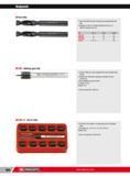 992 End mills Super fast HSS steel self-centring and resharpenable drill bits Available in sets of 2 identical diameter bits (J2) or 3 different diameter bit Каталог FACOM 2013 Профессиональный ручной инструмент и оборудование для мастерских и цехов Стр. 966 ENG
