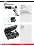 994 Power chisel with hexagonal shank Built-in power regulator Impact rate 3000 min Working pressure 6 2 bars Average air consumption 90 l min Air inlet thre Каталог FACOM 2013 Профессиональный ручной инструмент и оборудование для мастерских и цехов Стр. 968 ENG