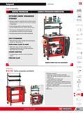 1007 Surface preparation workstation CR T3XL comprising 2 sloping upper shelves for storing consumables -1 drawer 130 mm high with padlock for expensive items Каталог FACOM 2013 Профессиональный ручной инструмент и оборудование для мастерских и цехов Стр. 981 ENG