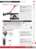1019 MOBILE LIFTING HYDROPNEUMATIC JACKS Accessories for hydropneumatic jacks Wide head for jacks DL PLHP1530 Wider contact surface with the jack head Adaptab Каталог FACOM 2013 Профессиональный ручной инструмент и оборудование для мастерских и цехов Стр. 993 ENG
