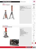 1021 Mobile lifting equipment Workshop equipment Pin props 12T DL PL12 Load capacity Height adjustable from 485 to 750 mm Adjustment pitch 50 mm Captive pin f Каталог FACOM 2013 Профессиональный ручной инструмент и оборудование для мастерских и цехов Стр. 995 ENG