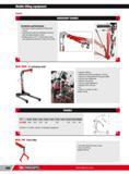 1022 WORKSHOP CRANES Exclusive performance Easy boom length adjustment without tool nor pin Load lowering with one millimetre accuracy with the high-precision Каталог FACOM 2013 Профессиональный ручной инструмент и оборудование для мастерских и цехов Стр. 996 ENG