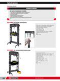 1024 30T hydraulic workshop press W 430HA Table raised by a single operator using the integral winch Manual two-speed hydraulic jack mobile laterally Piston w Каталог FACOM 2013 Профессиональный ручной инструмент и оборудование для мастерских и цехов Стр. 998 ENG
