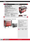 1028 6-drawer roller cabinets 5 modules per drawer 6 drawers 25 modules distributed in the 60 and 130 mm drawers 3 drawer 60 mm wall 15 modules 2 drawer 130 m Каталог FACOM 2013 Профессиональный ручной инструмент и оборудование для мастерских и цехов Стр. 1002 ENG