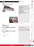 1037 Disc brake vernier caliper DF 18-01 Vernier caliper for checking the thickness of brake discs Accurate error-free reading Measurements can be taken with Каталог FACOM 2013 Профессиональный ручной инструмент и оборудование для мастерских и цехов Стр. 1011 ENG