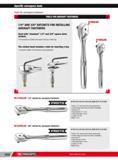 1058 Tools for aerospace fasteners TOOLS FOR AIRCRAFT FASTENERS 1/4 AND 3/8 RATCHETS FOR INSTALLING AIRCRAFT FASTENERS 5249XLHS ST Used with standard 1/4 and Каталог FACOM 2013 Профессиональный ручной инструмент и оборудование для мастерских и цехов Стр. 1032 ENG