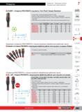 419 Отвертки Facom PROTWIST под винты Torx Plus Tamper Resistant Соответствуют техническим характеристикам Torx Plus Лезвие из сплава углерода и кремния п Каталог FACOM 2014 Профессиональный слесарно-монтажный ручной инструмент Стр. 395