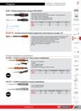 441 Отвертка с индикатором напряжения компании Facom Для очень изкого напряжения Автоматическая отвертка-держатель шестигранных насадок 3-позиционная трещ Каталог FACOM 2014 Профессиональный слесарно-монтажный ручной инструмент Стр. 417