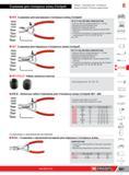 525 Съемники Facom для внутренних стопорных колец clips NF E 73-130, DIN 5256, ASME B107 500 Сменные губки для размера диаметра 8 63 мм Винтовой упор для Каталог FACOM 2014 Профессиональный слесарно-монтажный ручной инструмент Стр. 501