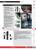 695 Фонари FACOM Высокая прочность Высокая ударопрочность Усиленная конструкция, прочная при попадании под колеса автомобиля (IK09) и при падениях, Уровен Каталог FACOM 2014 Профессиональный слесарно-монтажный ручной инструмент Стр. 671