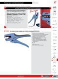 787 АВТОМАТИЧЕСКИЕ КЛЕЩИ FACOM ДЛЯ СНЯТИЯ ИЗОЛЯЦИИ МНОГОФУНКЦИОНАЛЬНЫЙ ИНСТРУМЕНТ Один инструмент для резки и зачистки проводов с сечением от 0 02 до 10 м Каталог FACOM 2014 Профессиональный слесарно-монтажный ручной инструмент Стр. 763