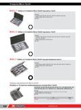 862 Набор из 5 отверток Facom Micro-Tech под винты Torx Включает 5 отверток Torx AEX 6x35 AEX 7x35 AEX 8x75 AEX 9x75 AEX 10x75 Габариты кейса Д 183 x Ш 10 Каталог FACOM 2014 Профессиональный слесарно-монтажный ручной инструмент Стр. 838