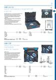 57 056 057 1100-1 41/2A НАБОР СЪЕМНИКОВ И РАЗДЕЛИТЕЛЕЙ в L-BOXXlEl 136 > Для глубины зажима от 0 22-115 мм и досягаемости зажима до 295 мм > Включая Каталог GEDORE 2016 Слесарный ручной инструмент Ключи гаечные Головки торцевые в наборах Отвертки Плоскогубцы Клещи Съемники Молотки Специнструмент Оборудование Стр. 057