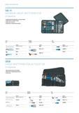 68 НАБОРЫ ИНСТРУМЕНТОВ 501 M БАЗОВЫЙ НАБОР ИНСТРУМЕНТОВ 29 предметов > В удобной черной кожаной папке с застежкой-молнией > Удобная папка с застежко Каталог GEDORE 2016 Слесарный ручной инструмент Ключи гаечные Головки торцевые в наборах Отвертки Плоскогубцы Клещи Съемники Молотки Специнструмент Оборудование Стр. 068