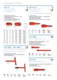 574 ЭЛЕКТРОИЗОЛИРОВАННЫЙ ИНСТРУМЕНТ 1000 В VDE 19 VDE-ГОЛОВКИ ТОРЦЕВЫЕ 1/2 > Под шестигранный торцевой ключ, ручной > С внутренним соединительным ква Каталог GEDORE 2016 Слесарный ручной инструмент Ключи гаечные Головки торцевые в наборах Отвертки Плоскогубцы Клещи Съемники Молотки Специнструмент Оборудование Стр. 574