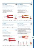 581 580 581 VDE 8099 VDE-ПЛОСКОГУБЦЫ ДЛЯ СНЯТИЯ ИЗОЛЯЦИИ STRIP-FIX с изоляцией методом окунания > Саморегулирующиеся, для проволоки сечением 0,5-5,0 Каталог GEDORE 2016 Слесарный ручной инструмент Ключи гаечные Головки торцевые в наборах Отвертки Плоскогубцы Клещи Съемники Молотки Специнструмент Оборудование Стр. 581