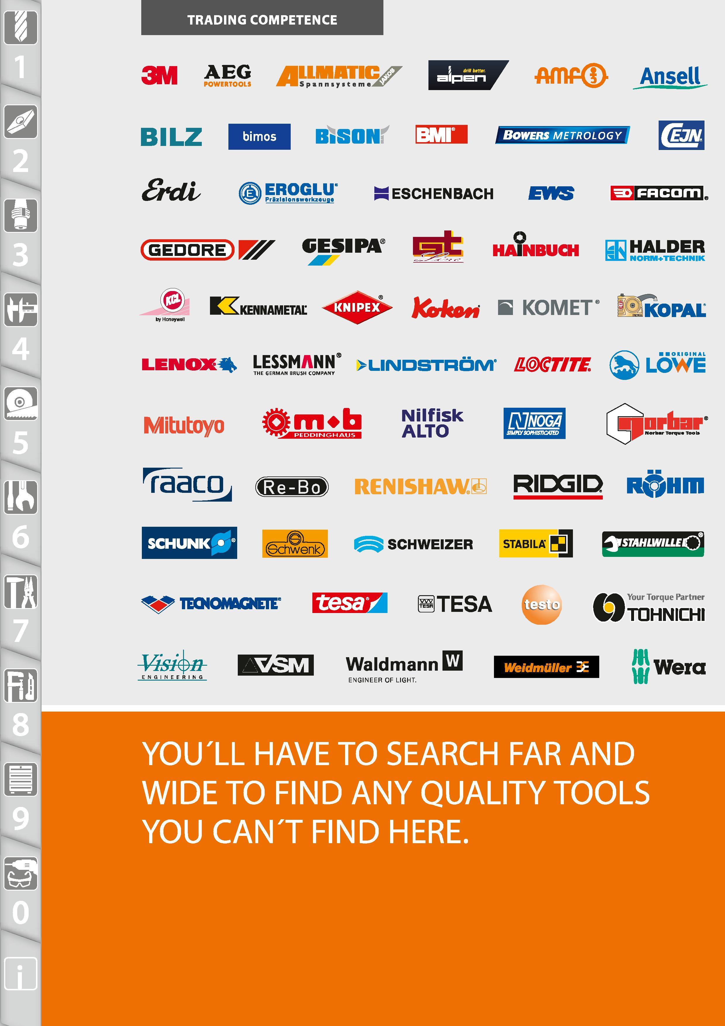 4 TRADING COMPETENCE Hoffmann Group 3M GEDORKOMET Wera kennametal BiSON Stahlwille LESSMANN Spannsysteme THE GERMAN BRUSH COMPANY ENGINEERING ENGIN Каталог HOFFMANN GROUP 2015 Инструмент режущий слесарный измерительный абразивный Оборудование Комплексные поставки для промышленных предприятий Стр.  ENG