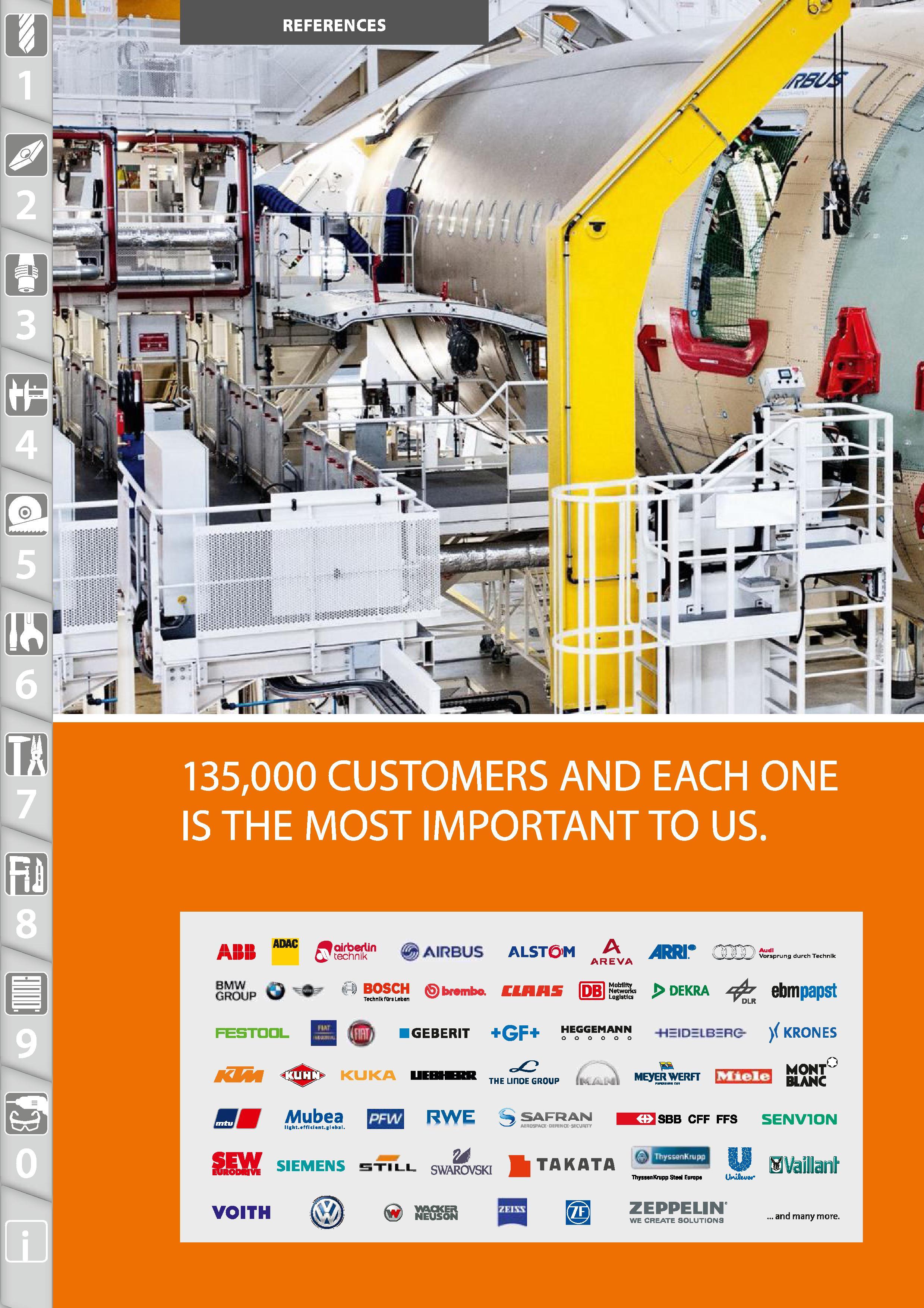 12 135,000 CUSTOMERS AND EACH ONE IS THE MOST IMPORTANT TO US AREVA BOSCH brembo IUII5 TechnlkfQrs Leben Netwoix Logistics GEBERIT +GF+ -H=ID=LB=R& Каталог HOFFMANN GROUP 2015 Инструмент режущий слесарный измерительный абразивный Оборудование Комплексные поставки для промышленных предприятий Стр.  ENG