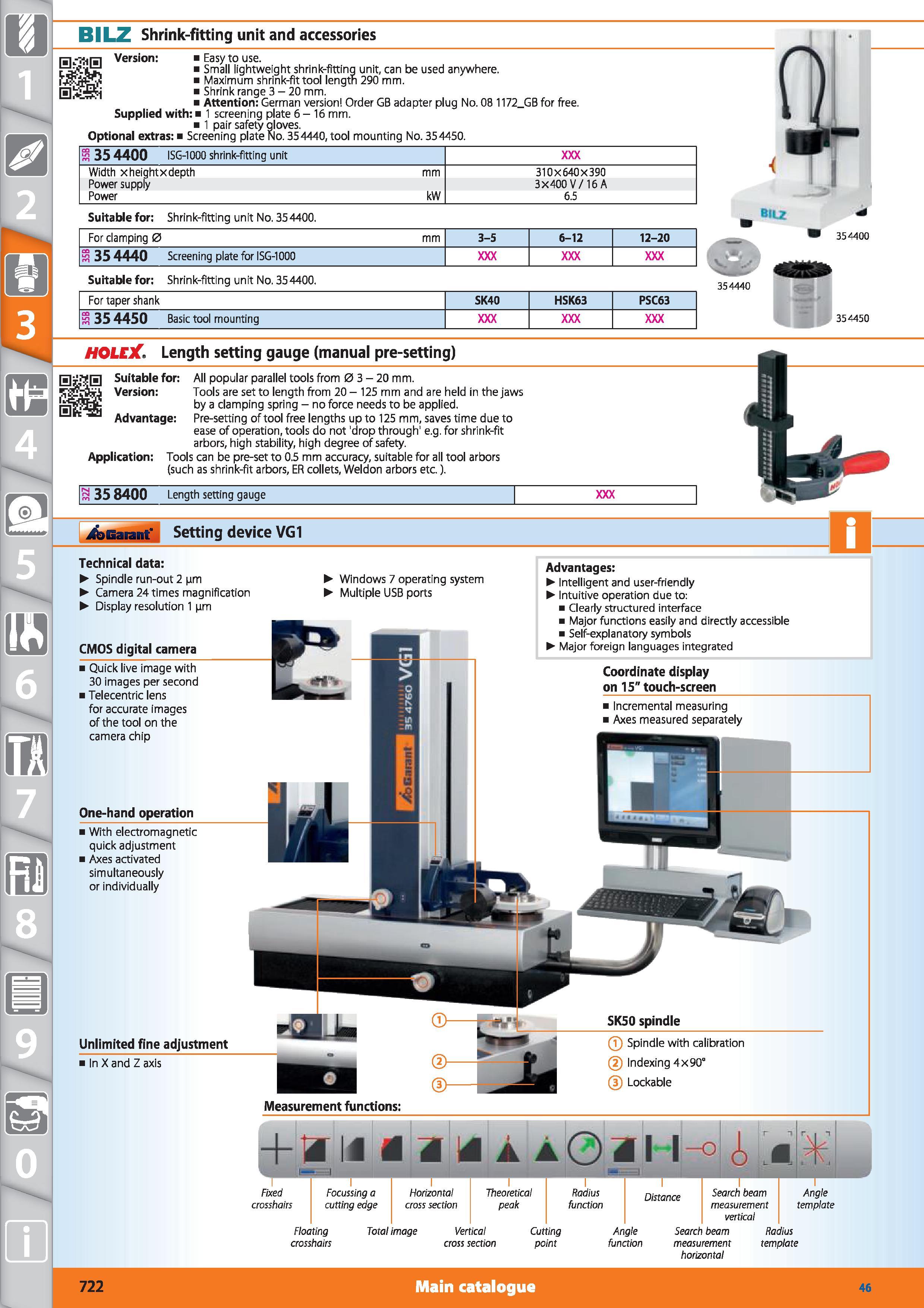 722 1 BILZ Shrink-fitting unit and accessories Easy to use Small lightweight shrink-fitting unit, can be used anywhere Maximum shrink-fit tool lengtn Каталог HOFFMANN GROUP 2015 Инструмент режущий слесарный измерительный абразивный Оборудование Комплексные поставки для промышленных предприятий Стр. 722 ENG