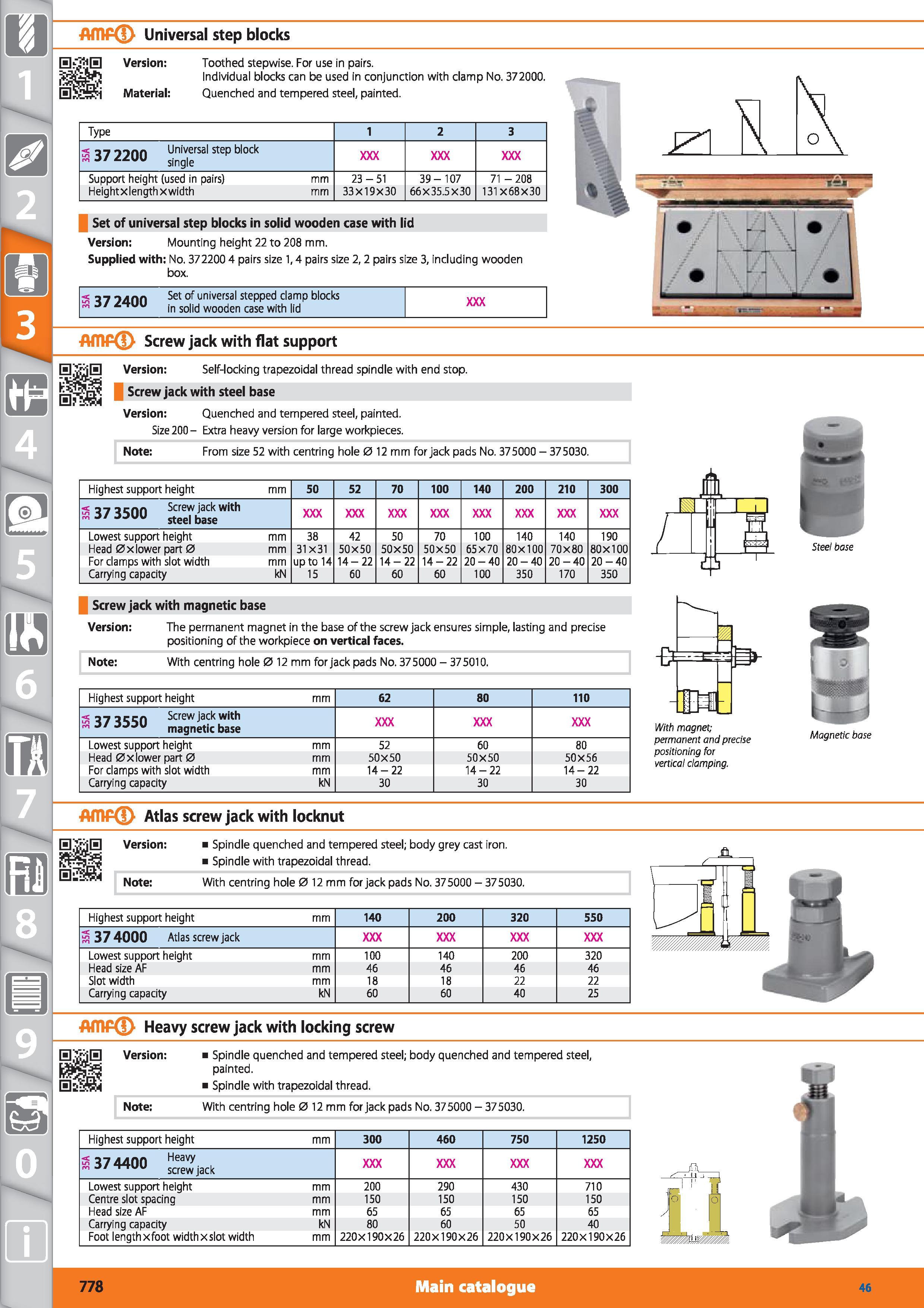 778 ATOP Universal step blocks Version HteSi Material Toothed stepwise For use in pairs Individual blocks can be used in conjunction with clamp No 37 Каталог HOFFMANN GROUP 2015 Инструмент режущий слесарный измерительный абразивный Оборудование Комплексные поставки для промышленных предприятий Стр. 778 ENG