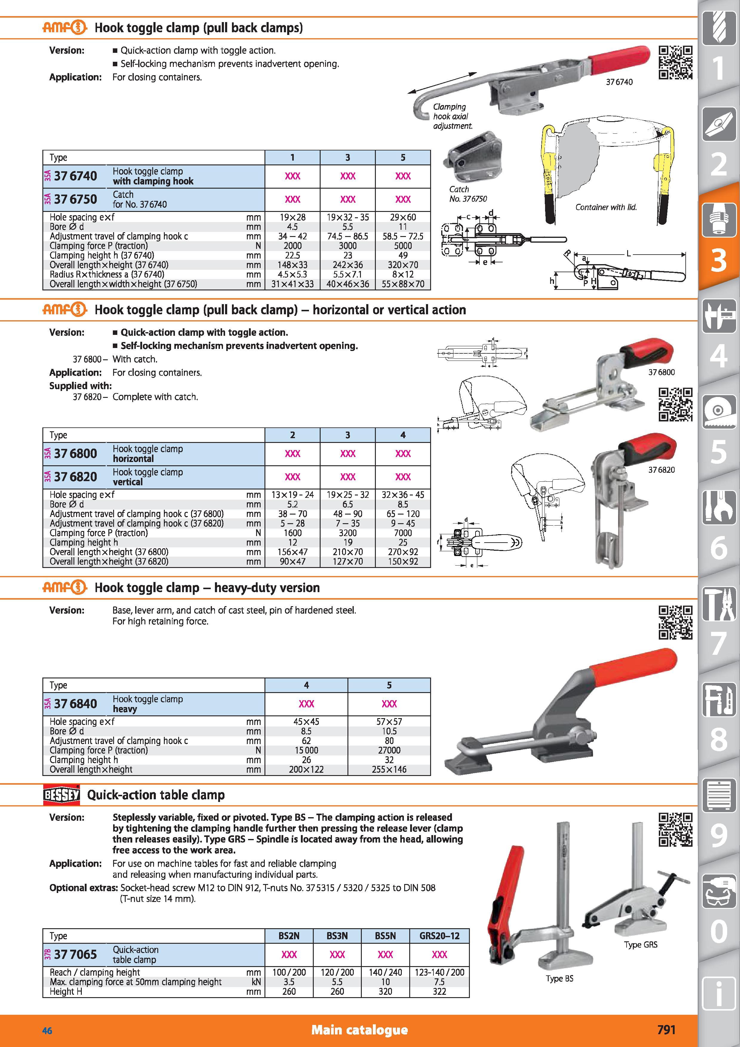 791 ATOP Hook toggle clamp (pull back clamps) Version Quick-action clamp with toggle action Self-locking mechanism prevents inadvertent opening Appli Каталог HOFFMANN GROUP 2015 Инструмент режущий слесарный измерительный абразивный Оборудование Комплексные поставки для промышленных предприятий Стр. 791 ENG