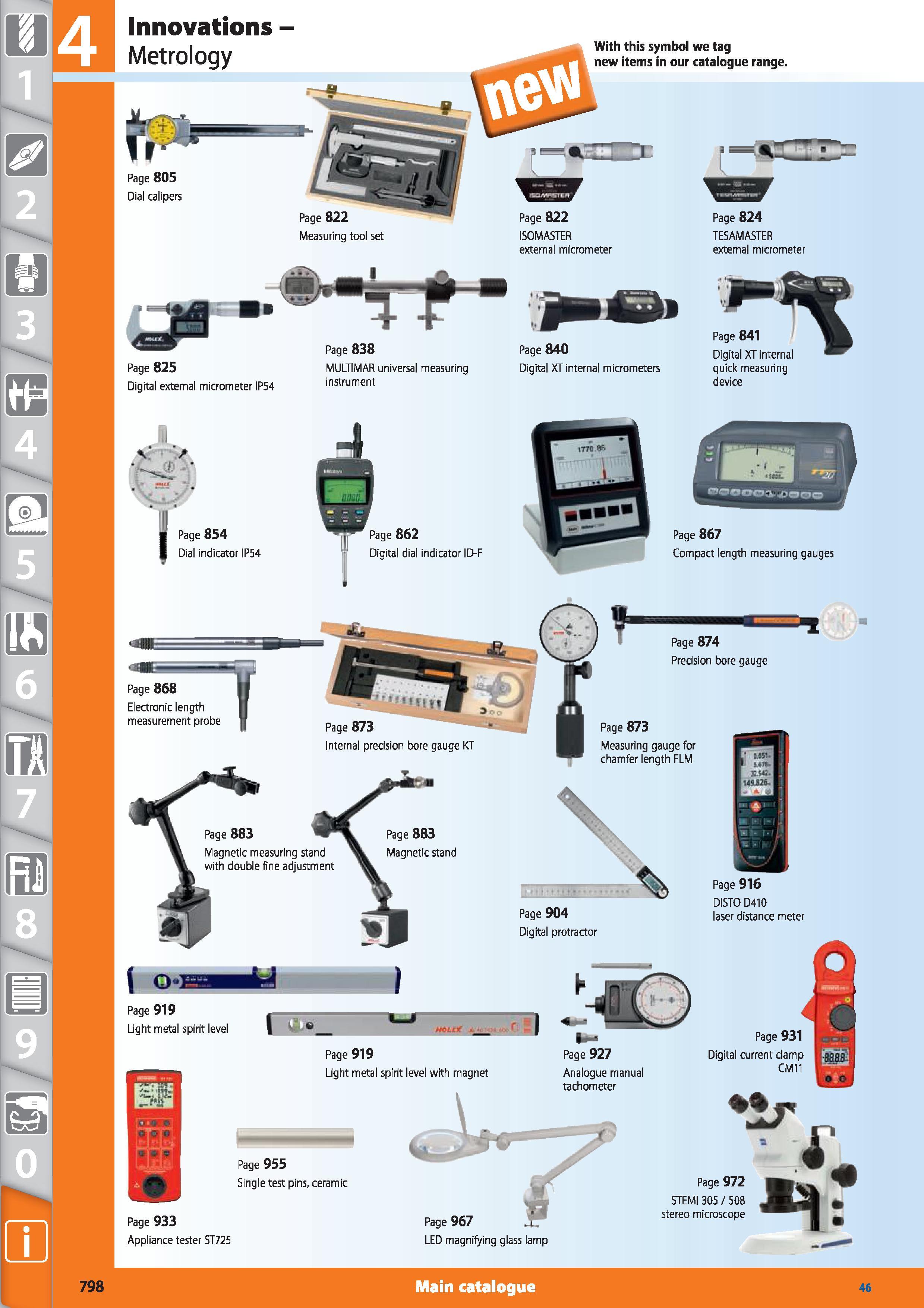 798 Innovations - Metrology Page 805 Dial calipers we tag catalogue range Page 824 TESAMASTER external micrometer Measuring tool set ISOMASTER extern Каталог HOFFMANN GROUP 2015 Инструмент режущий слесарный измерительный абразивный Оборудование Комплексные поставки для промышленных предприятий Стр. 798 ENG