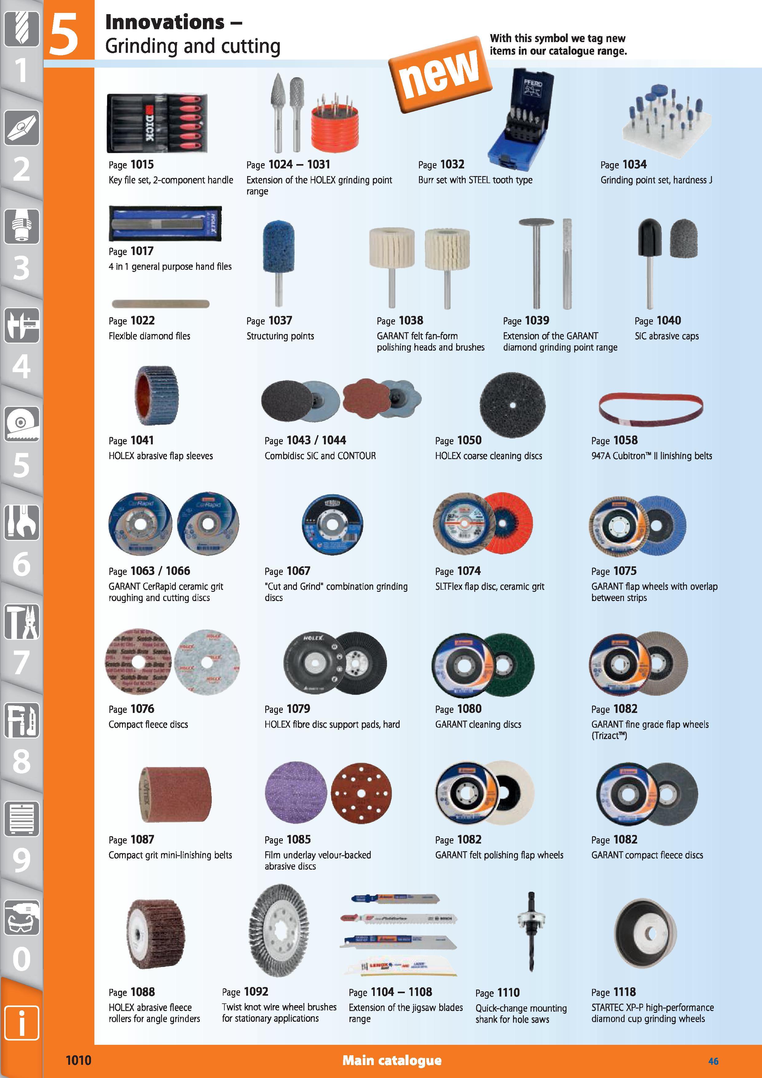 1010 Page 1087 Compact grit mini-linishing belts Page 1088 Page 1092 Page 1104 1108 Page 1110 Page 1118 HOLEX abrasive fleece Twist knot wire wheel br Каталог HOFFMANN GROUP 2015 Инструмент режущий слесарный измерительный абразивный Оборудование Комплексные поставки для промышленных предприятий Стр. 1010 ENG