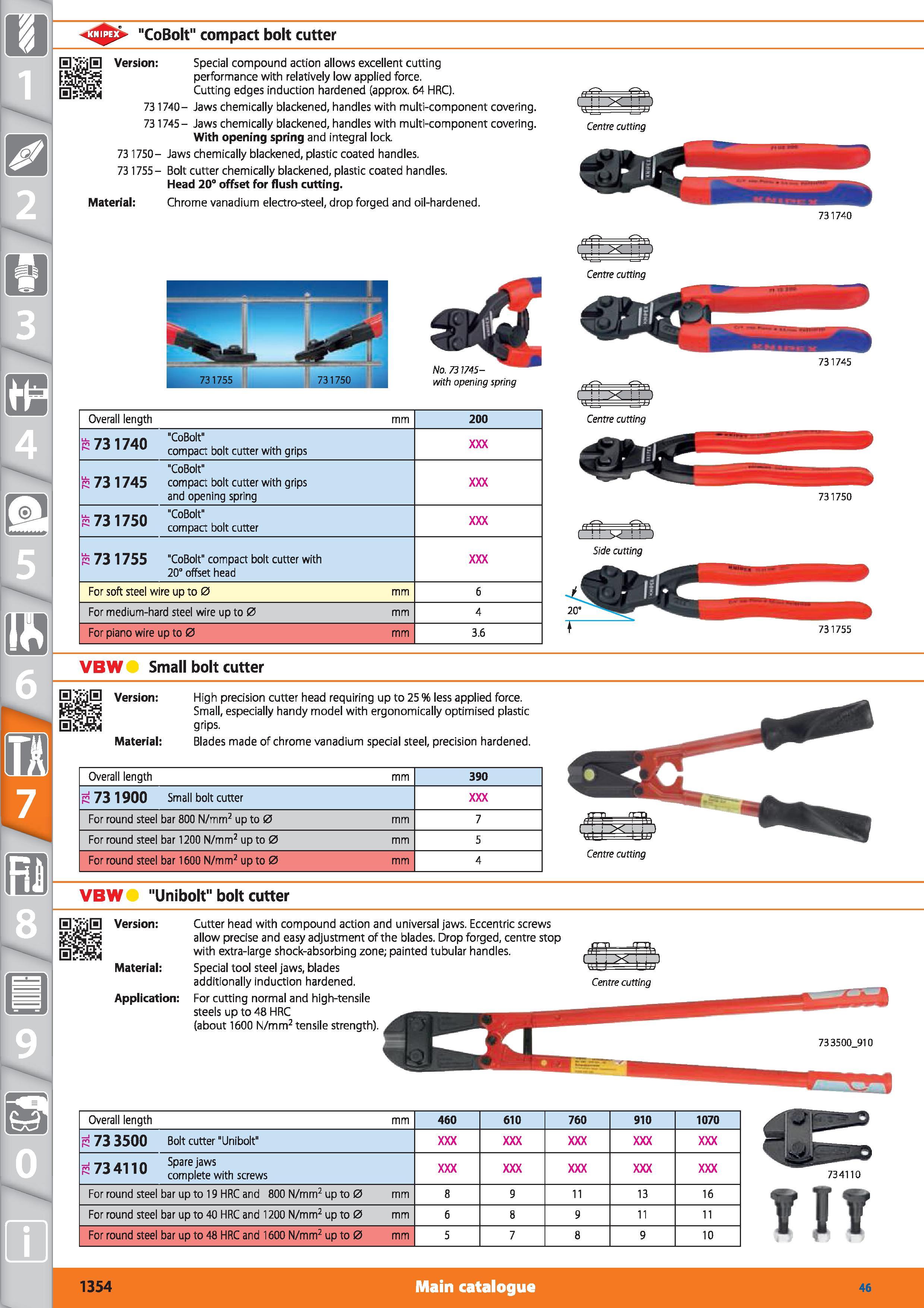 1354 <3 > CoBolt compact bolt cutter Version Special compound action allows excellent cutting performance with relatively low applied force Cutting ed Каталог HOFFMANN GROUP 2015 Инструмент режущий слесарный измерительный абразивный Оборудование Комплексные поставки для промышленных предприятий Стр. 1354 ENG