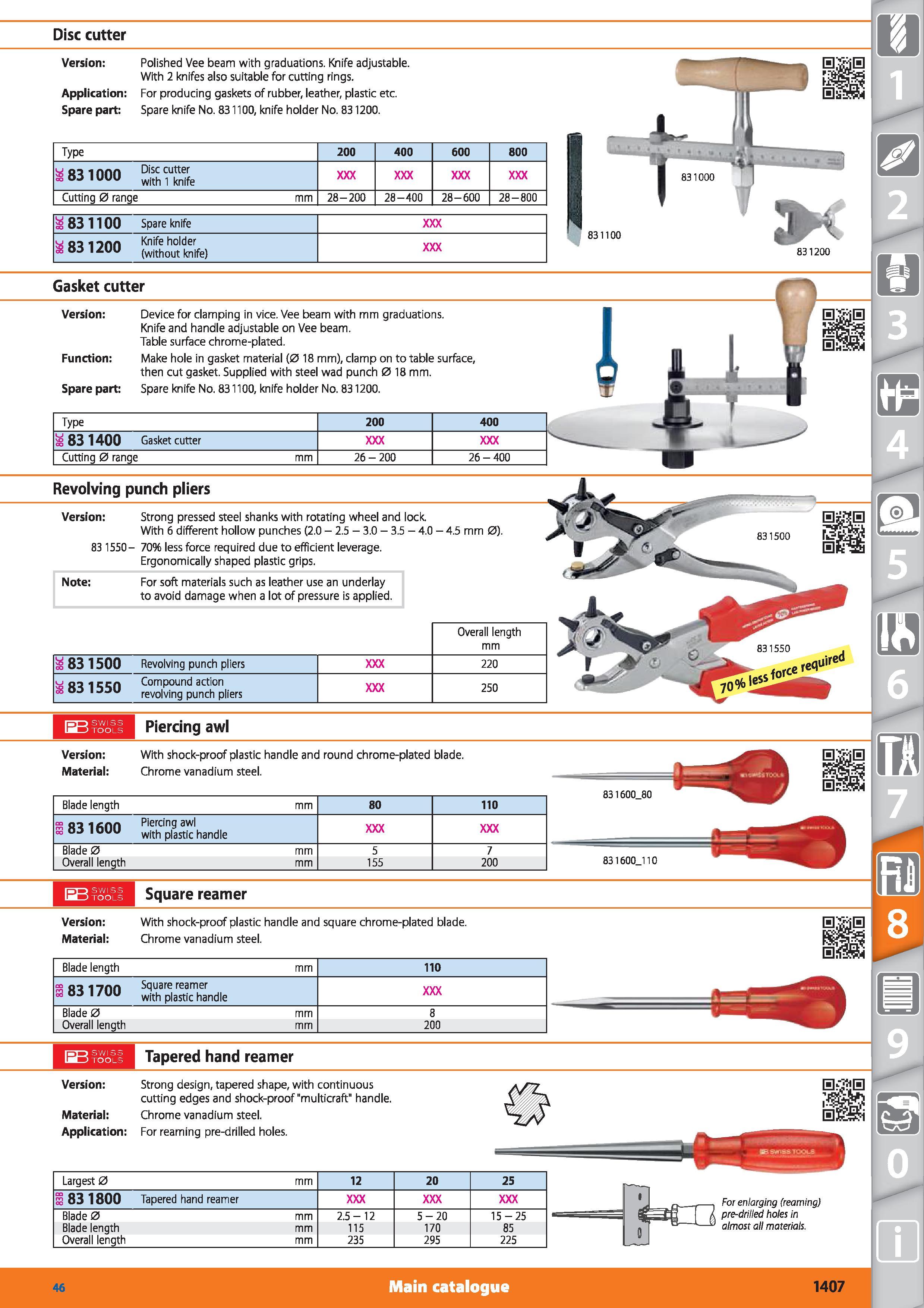 1407 Disc cutter Version Application Spare part Polished Vee beam with graduations Knife adjustable With 2 knifes also suitable for cutting rings For Каталог HOFFMANN GROUP 2015 Инструмент режущий слесарный измерительный абразивный Оборудование Комплексные поставки для промышленных предприятий Стр. 1407 ENG
