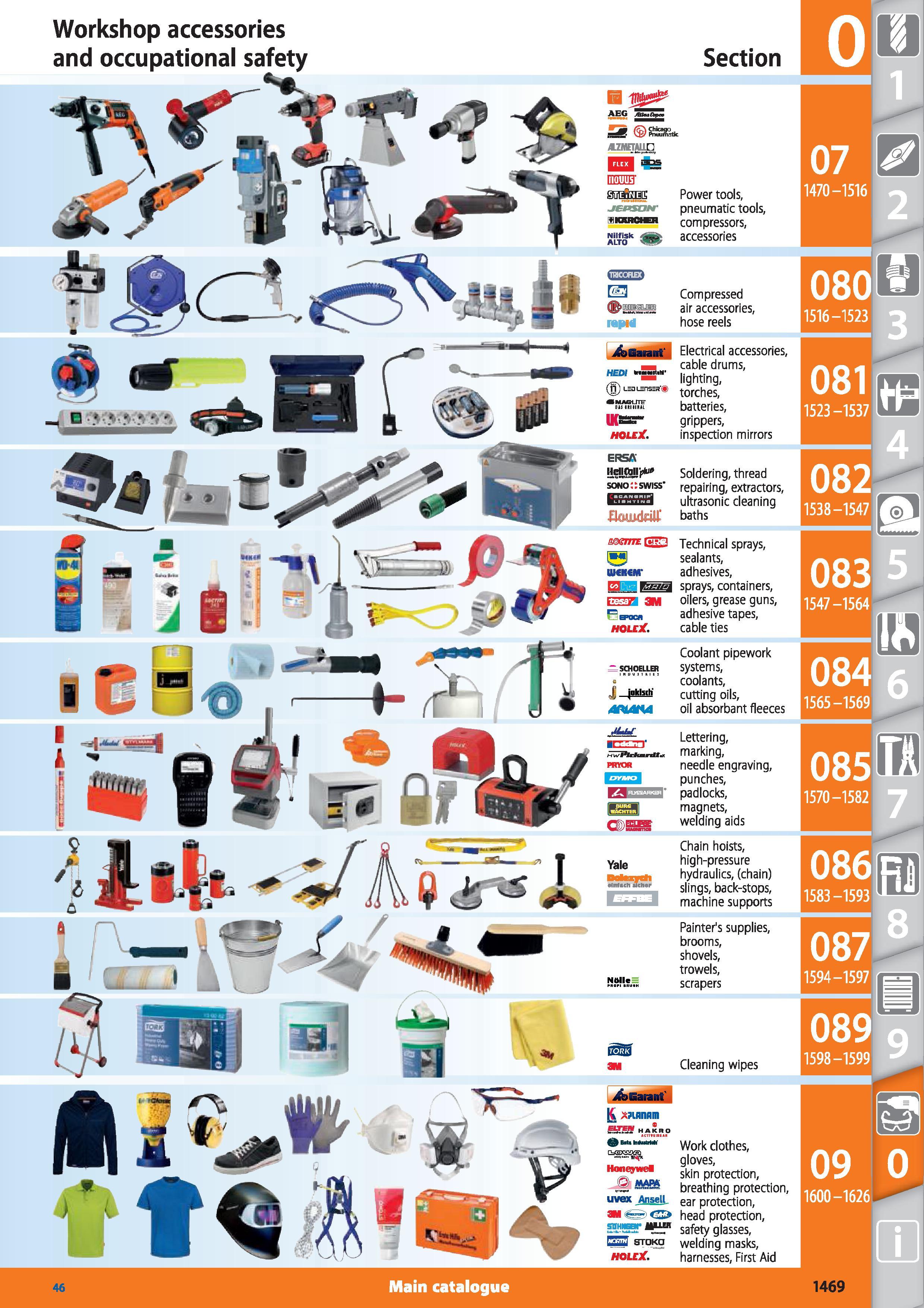 1469 Workshop accessories Section El isgjU AEG AOasOnpce AZNIETAjLLQ rn ’ soniaiQ; Power tools, pneumatic tools, compressors, accessories Compressed H Каталог HOFFMANN GROUP 2015 Инструмент режущий слесарный измерительный абразивный Оборудование Комплексные поставки для промышленных предприятий Стр. 1469 ENG