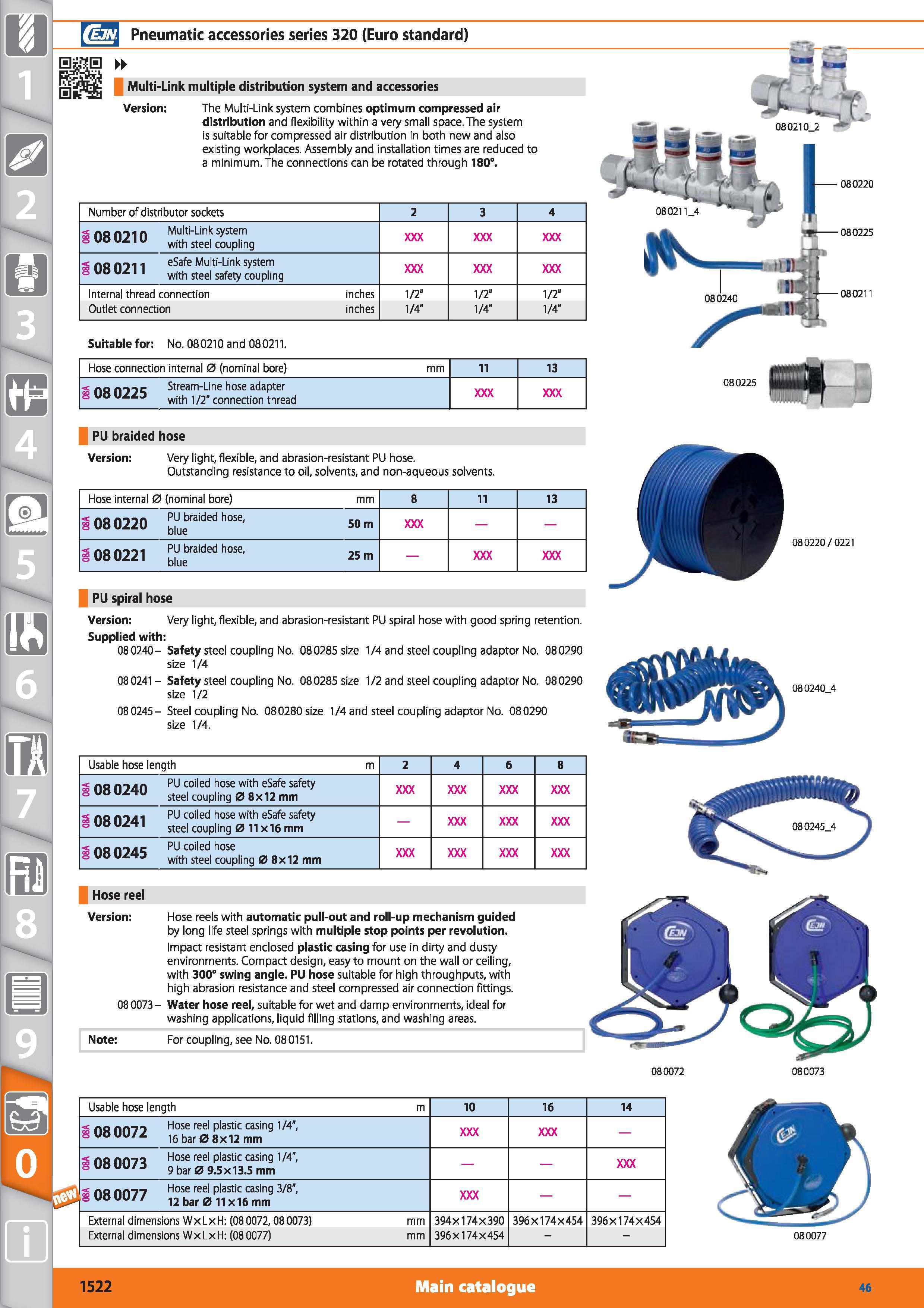 1522 Pneumatic accessories series 320 (Euro standard) Multi-Link multiple distribution system and accessories Version The Multi-Link system combines o Каталог HOFFMANN GROUP 2015 Инструмент режущий слесарный измерительный абразивный Оборудование Комплексные поставки для промышленных предприятий Стр. 1522 ENG