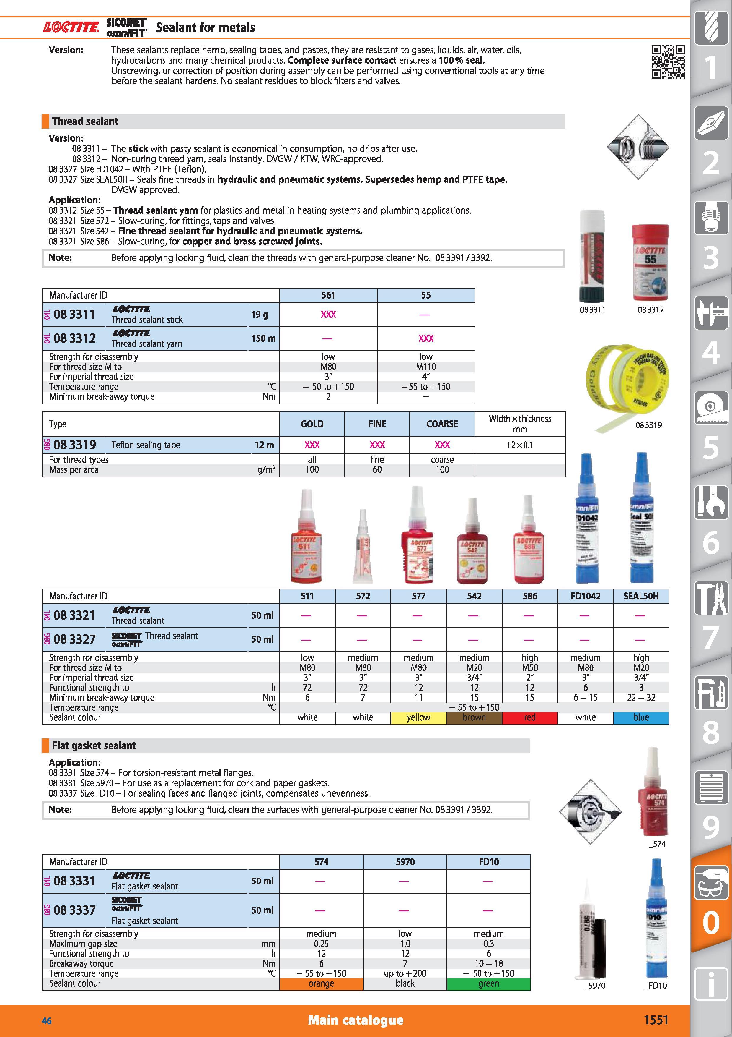 1551 IL 6T/TE Sealant for metals Version These sealants replace hemp, sealing tapes, and pastes, they are resistant to gases, liquids, air, water, oil Каталог HOFFMANN GROUP 2015 Инструмент режущий слесарный измерительный абразивный Оборудование Комплексные поставки для промышленных предприятий Стр. 1551 ENG