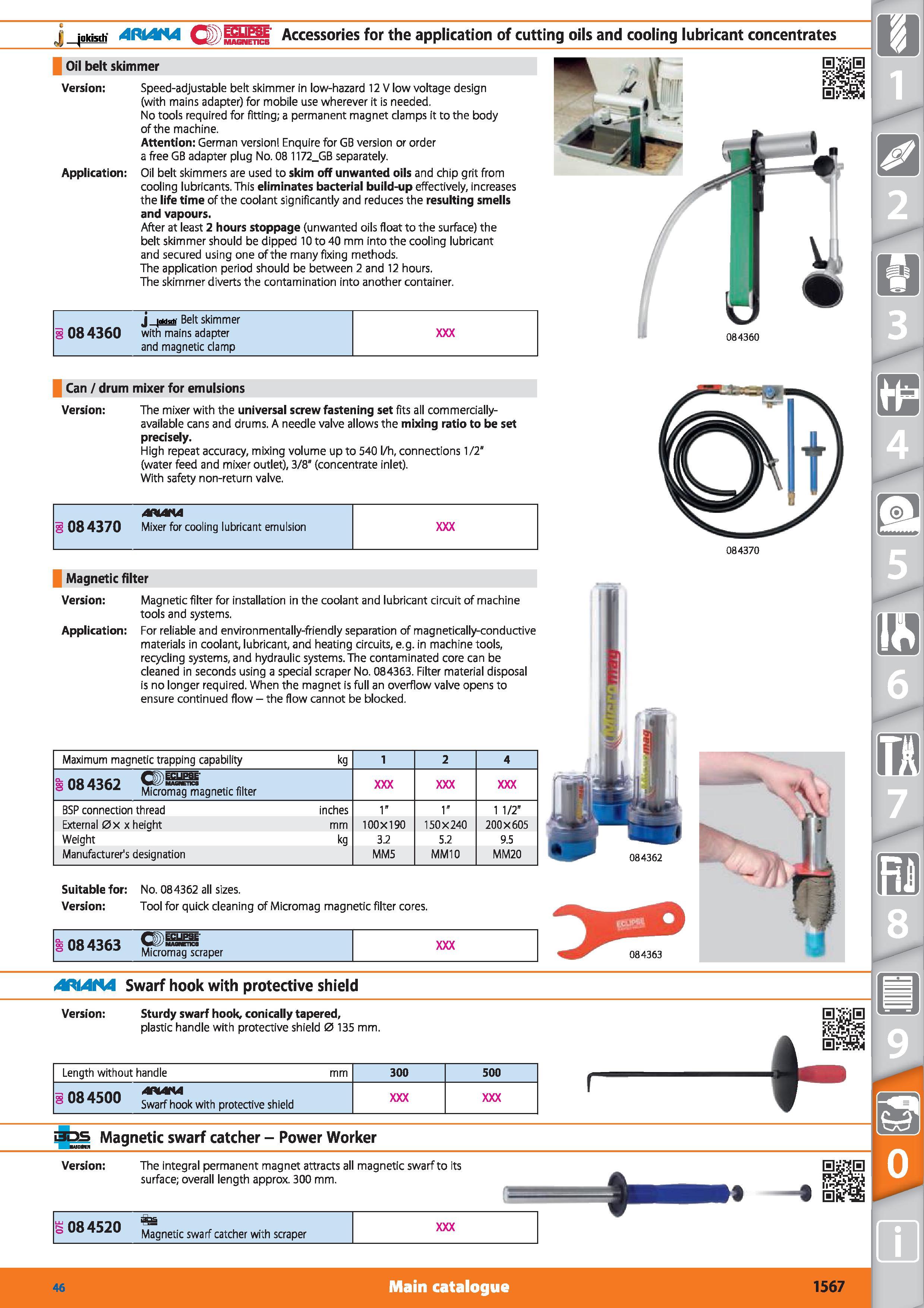 1567 okisrti Accessories for the application of cutting oils and cooling lubricant concentrates Oil belt skimmer Version Speed-adjustable belt skimmer Каталог HOFFMANN GROUP 2015 Инструмент режущий слесарный измерительный абразивный Оборудование Комплексные поставки для промышленных предприятий Стр. 1567 ENG