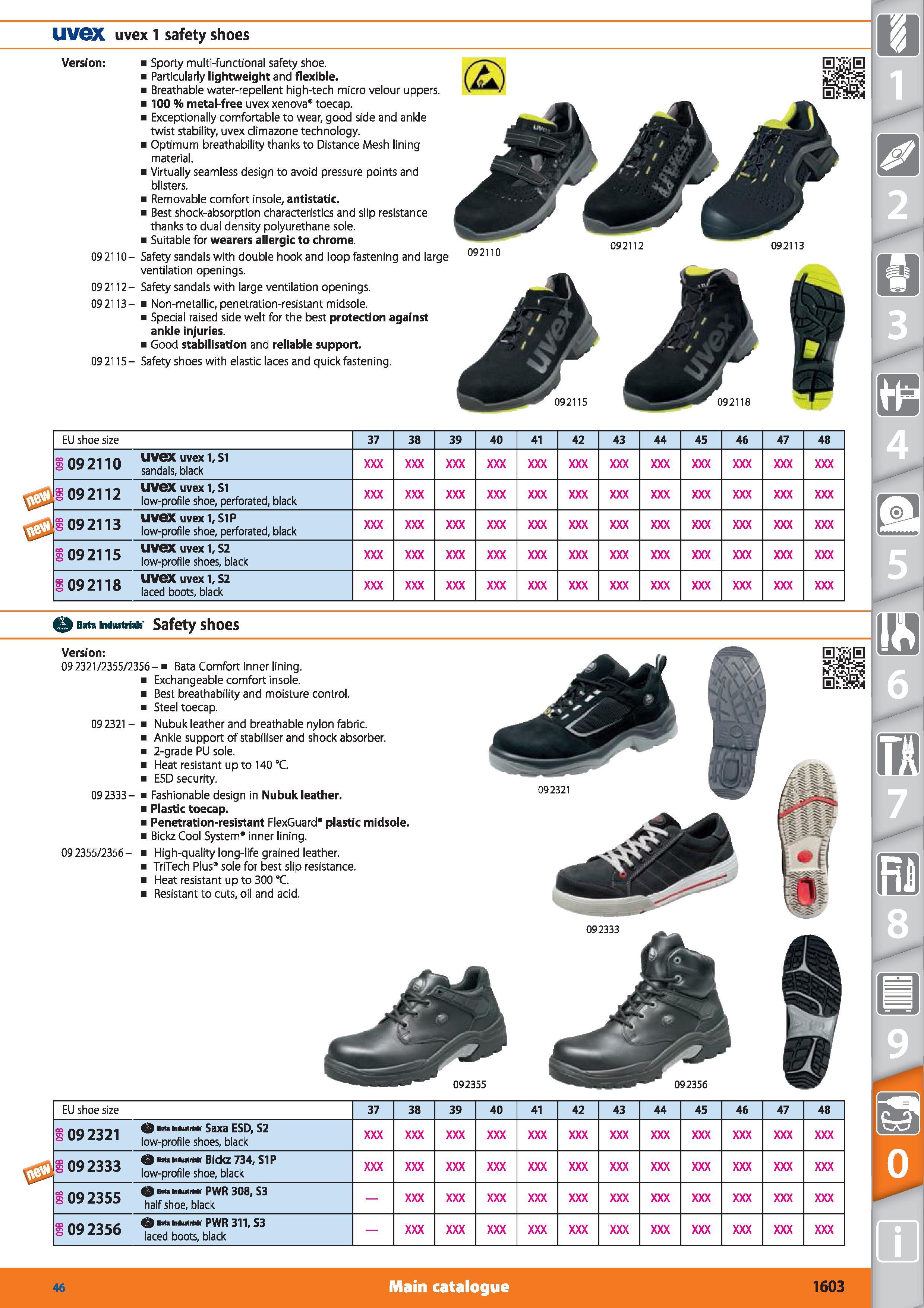 1603 uvex uvex 1 safety shoes Version Sporty multi-functional safety shoe Particularly lightweight and flexible Breathable water-repellent high-tech m Каталог HOFFMANN GROUP 2015 Инструмент режущий слесарный измерительный абразивный Оборудование Комплексные поставки для промышленных предприятий Стр. 1603 ENG