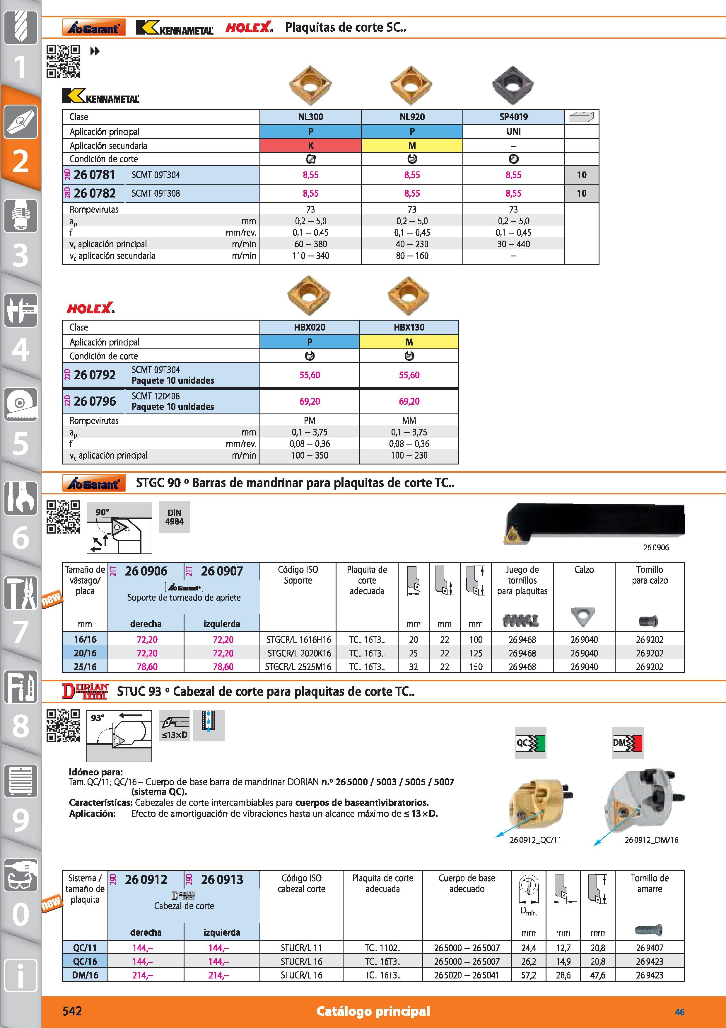 542 i6>Barant' KXkennametal HOLEX Plaquitas de corte SC 0S ;¡H B3 KENNAMETAL Clase NL300 NL920 SP4019 lf= Aplicación principal P P UNI Aplicación sec Каталог HOFFMANN GROUP 2015 Инструмент режущий слесарный измерительный абразивный Оборудование Комплексные поставки для промышленных предприятий Стр. 542 SPA