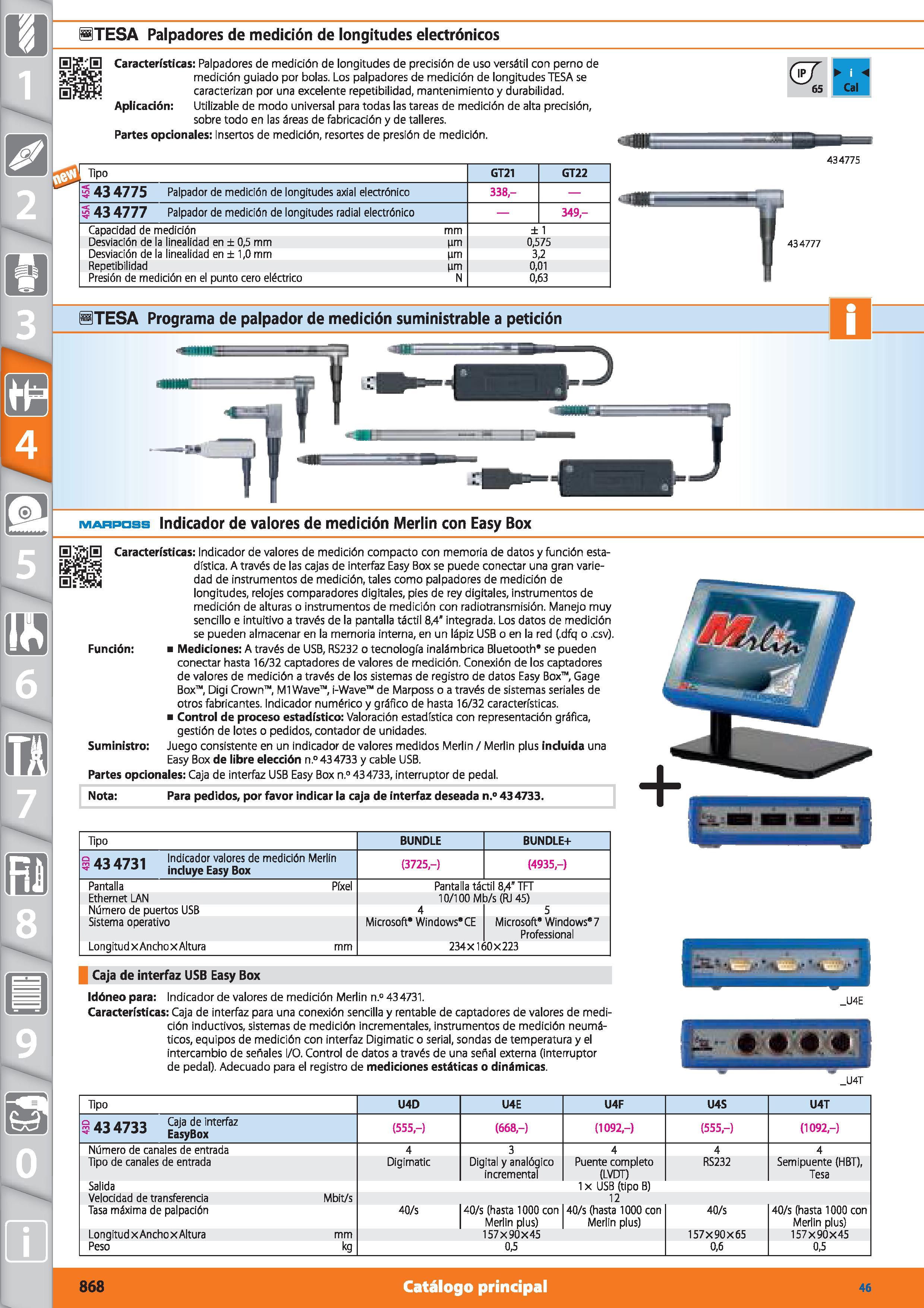 868 m 1 STESA Palpadores de medición de longitudes electrónicos ,;H Características: Palpadores de medición de longitudes de precisión de uso versáti Каталог HOFFMANN GROUP 2015 Инструмент режущий слесарный измерительный абразивный Оборудование Комплексные поставки для промышленных предприятий Стр. 868 SPA